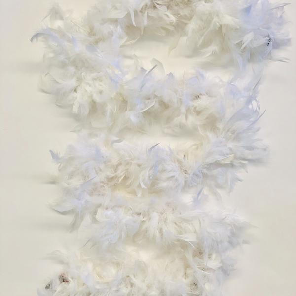 (image for) Deluxe Feather Boa - White - Click Image to Close